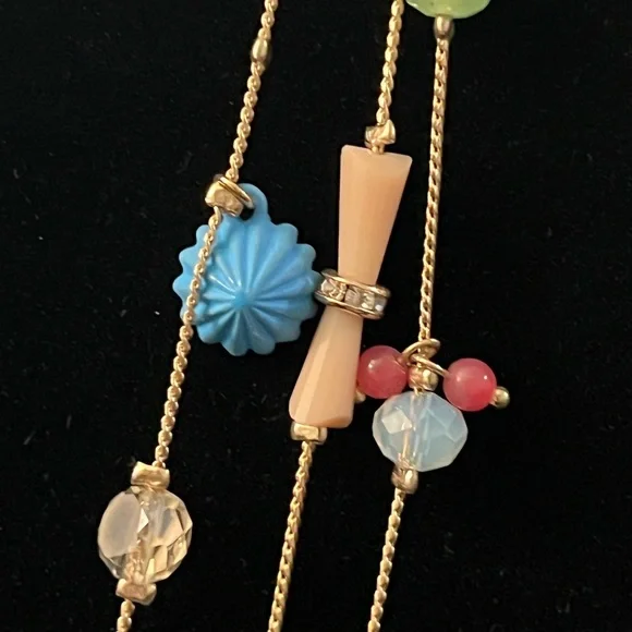 Betsy Johnson Multi-Color Beaded Necklace - Picture 5 of 8